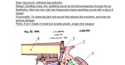 Flare gun Library The Flare Gun Medium is a sharp, high-pitched noise that cuts through the silence of the night like a