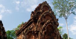 Banteay Srei Library The cacophony of at Banteay Srei's library in Siem Reap is a vibrant symphony of life and activity. As