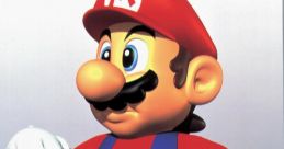 Classic Mario character from the N64 era, running energetically in his iconic red hat and blue overalls.