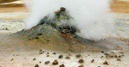 Steam vent Library The echoing hiss of Yellowstone Fumarole 02 fills the air with a haunting melody, like the whispers of