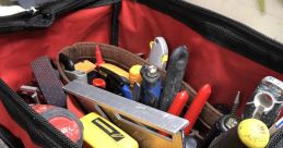 Tool Bag Library The first that resonates through the room is the sharp clunk of a tool bag being set down on a wooden