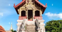 Wat Phra Singh Library The library at Wat Phra Singh in Chiang Mai is a hub of activity, with the of a bustling crowd