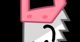 Saw from BFB with a shocked expression, featuring a pink handle and jagged edges, highlighting its animated personality.