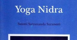 Cover of 'Yoga Nidra' by Swami Satyananda Saraswati featuring a serene lotus design, promoting relaxation and yoga practices.