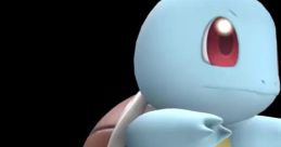 Cute Squirtle character from Pokémon, ready for action in Super Smash Bros Annunciatore, showcasing its charming design.