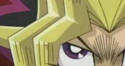 Yugi Moto from the Abridged series, showcasing determination and intensity in a key moment of classic dueling.