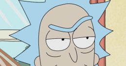 Rick Sanchez from "Rick and Morty" displaying his signature expression in a colorful animated scene.