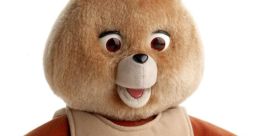 Classic Teddy Ruxpin plush toy with tan fur, smiling expression, and signature vest, perfect for nostalgic collectors.