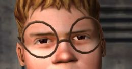 Algie from Bully, featuring a boy with glasses and a green sweater, known for his distinctive character traits.