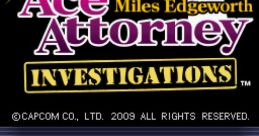 Ace Attorney Investigations: Miles Edgeworth Gyakuten Kenji 逆転検事 - Video Game Video game from Ace Attorney