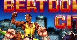 Treachery in Beatdown City showcases dynamic fighters ready for action in a vibrant urban setting, embodying classic beat 'em up vibes.