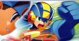 Rockman EXE N1 Battle cover art for WonderSwan Color featuring characters in action, showcasing vibrant colors and dynamic poses.