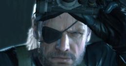 Solid Snake, equipped with night vision gear, focused and ready for action in stealth mode. Iconic gaming character.