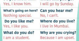 Questions and Answers Effects for Kids - English Questions and Answers Effects - English