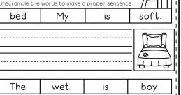 Simple Sentence Builder - English