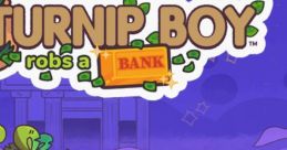 Turnip Boy Robs a Bank - Video Game Video game from Turnip Boy Robs a Bank for Windows. Published by Graffiti Games