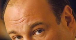 Close-up of Tony Soprano, the iconic mob boss from "The Sopranos," displaying a contemplative expression.