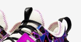 Jordan One Take sneaker featuring vibrant purple and black geometric patterns, ideal for performance and style.