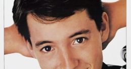 Ferris Bueller smiling, promoting the classic film "Ferris Bueller's Day Off," highlighting leisure and fun.