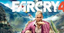 Far Cry 4 cover art showcasing tension between characters in a vibrant, dangerous landscape, highlighting action and adventure.