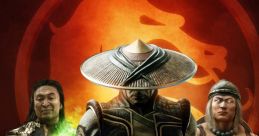 Epic scene showcasing key characters from Mortal Kombat 11: Aftermath, featuring Raiden and allies in a fierce showdown.