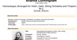 Arianna Cunningham Primarily a ian (Violinist & Pianist, but I do play other instruments just for fun.), and sometimes a