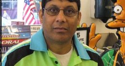 Employee at a 7-Eleven convenience store, showcasing the Indian American experience in franchise ownership and community service.