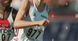 Vebjorn sprinting in a competitive race, showcasing athleticism and determination at the 1995 Gothenburg event.