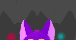 Boring Tattletail character in purple with unique eyes, set against a dark background with glowing lights.