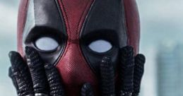 Deadpool XI with a dramatic expression, hands on face, showcasing the iconic red and black costume and mask.