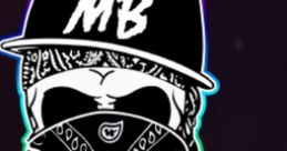 Stylized logo featuring a bandana design and "MB" cap, representing MontanaBlack's unique gaming and streaming aesthetic.