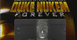 Duke Nukem: Balls of Steel Edition PS3 box art featuring collectible figure, showcasing iconic game branding and details.