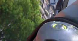 Overwatch 2 character's ult ability showcased with an emphasis on sleek design and tactical gear in an urban setting.