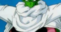 Piccolo from Dragon Ball Z, showcasing his iconic green skin and distinct attire, masterfully capturing his powerful presence.