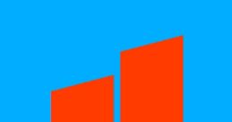 Bright blue background with two bold orange shapes, representing growth and innovation, aligned with Dudesy's identity.