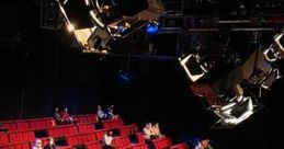 Studio audience at ATN seated in red chairs, showcasing social distancing during a live show recording.