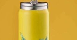 Bright yellow canister featuring Jet Set Radio logo, a vibrant tribute to the iconic spray graffiti culture.