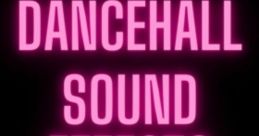 Colorful graphic showcasing "Dancehall Sound Effects" with vibrant equalizer bars, perfect for music enthusiasts and DJs.