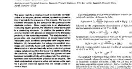 Research article on protein-modified electrodes, focusing on glucose oxidase and polypyrrole systems by Jess Waller.