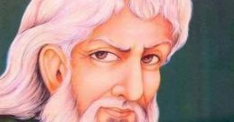 Portrait of Shams Tabrez, the revered Sufi mystic, with distinct features and flowing white beard. Spiritual legacy depicted.