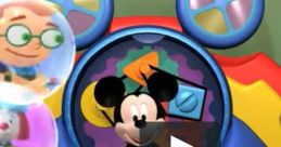 Mickey Mouse hosts fun learning with friends in colorful bubbles for an engaging preschool time online experience.