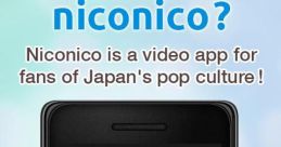 Niconico app showcases Japan's pop culture with interactive video features and community engagement for fans.