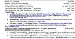 Resume of Sumit Chouhan, showcasing expertise in computer science, software engineering, machine learning, and financial modeling.