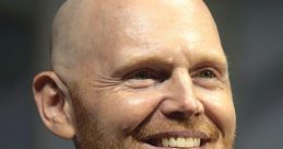 Bill Burr smiling in a casual black jacket, showcasing his charismatic personality and comedic charm.