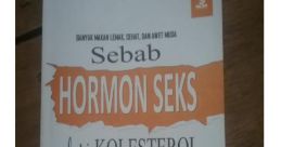 Book cover of "Sebah Hormon Seks dari Kolesterol" by Ali Akhmad Opu Mangeka, focusing on sex hormones and health.