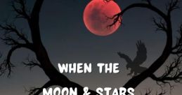 Cover of "When the Moon & Stars Collide" featuring a striking tree silhouette against a lunar backdrop.