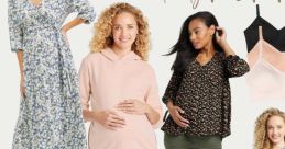 Discover trendy maternity outfits from Target, featuring stylish dresses, comfy tops, and supportive bras for expecting moms.