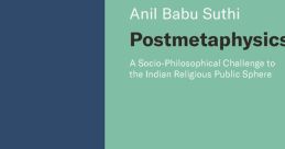 Cover of "Postmetaphysics" by Anil Babu Suthi, exploring socio-philosophical challenges in the Indian religious public sphere.