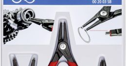 Plier The first that greets your ears is the Knipex Cobra XS opening and closing. The sharp click of the jaws snapping shut