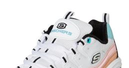 Sketchers!!! The first that comes to mind when thinking about Sketchers is theueak of new shoes on a freshly waxed floor.